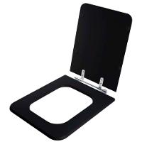 Assento Sanitário Square Preto Para Vaso Incepa - 2