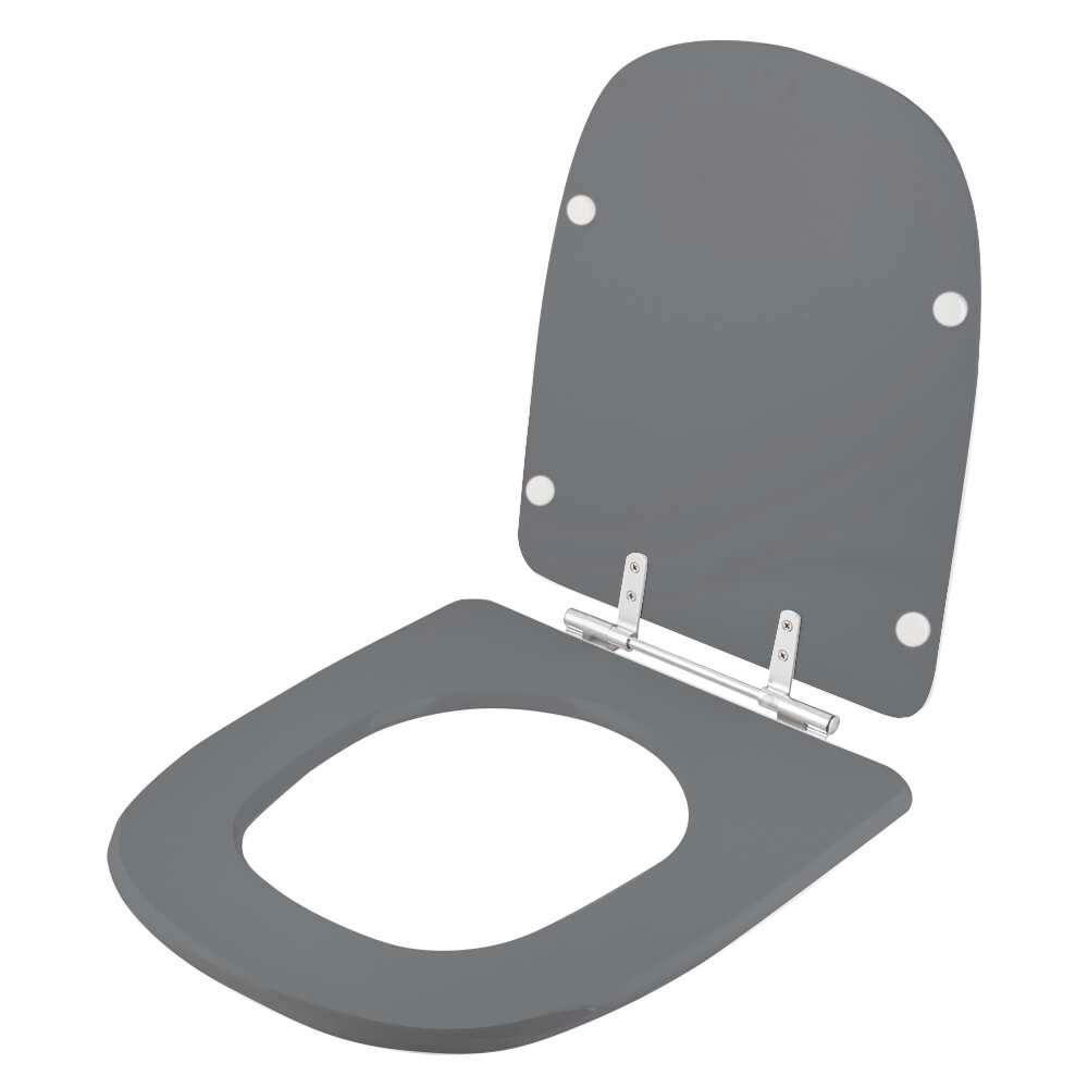 Tampa De Vaso Ibiza Cinza Ambar Para Bacia Incepa - 2