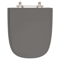 Tampa De Vaso Ibiza Cinza Ambar Para Bacia Incepa - 1