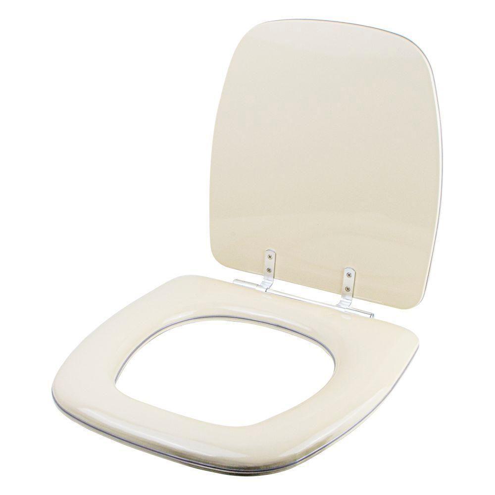 Tampa De Vaso Almofadada Fit Bege Claro Para Bacia Celite - 2