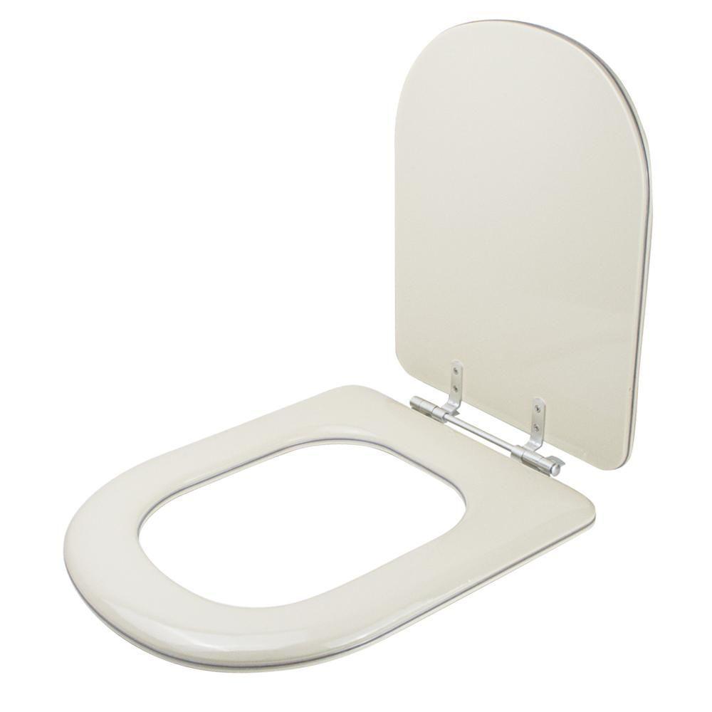 Tampa De Vaso Almofadada Vogue Plus Bege Claro Para Bacia Deca 6lpf - 2