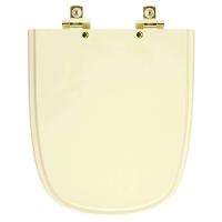 Assento Sanitário Soft Close Ibiza Bone Para Vaso Incepa Com Ferragem Dourada - 1