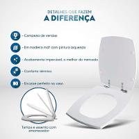 Assento Sanitário Com Fechamento Lento Anturius Verde Para Vaso Luzarte - 2