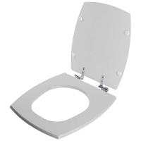 Assento Sanitário Com Fechamento Lento Anturius Cinza Claro Para Vaso Luzarte - 2