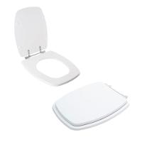Assento Sanitário Tampa De Vaso Branco Resina Poliester Primula Plus Para Bacia Fiori - 2