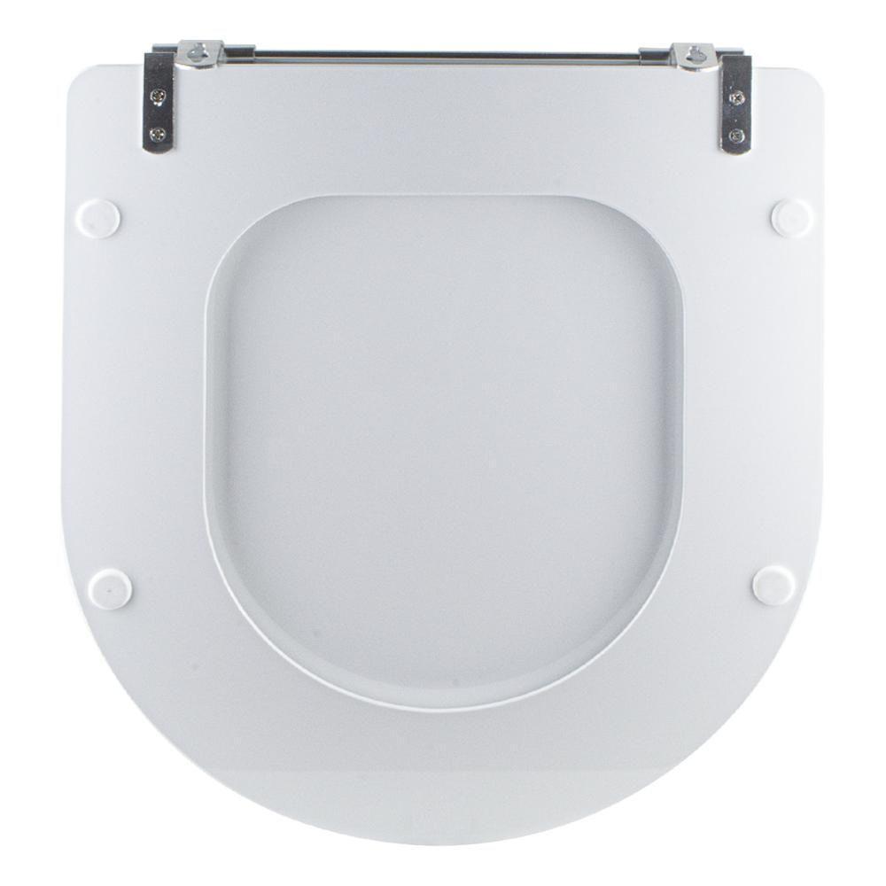 Assento Sanitário Tampa De Vaso Branco Resina Poliester Calypso Para Bacia Incepa - 5