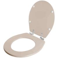 Assento Sanitário Soft Close Ravena Bege Saara Para Vaso Deca - 2