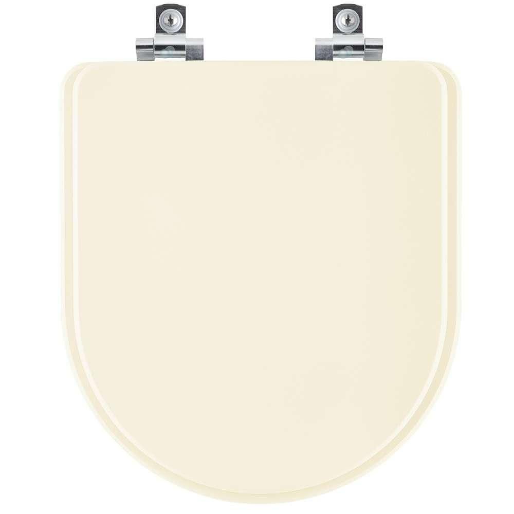 Assento Sanitário Soft Close Jasmim Marfim Para Vaso Fiori - 1