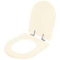 Assento Sanitário Soft Close Jasmim Marfim Para Vaso Fiori - 2