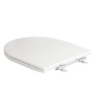 Assento Sanitário Poliéster Antibacteriano Link Lk Branco Para Vaso Deca - 5