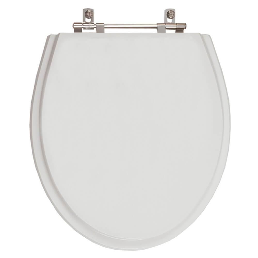 Assento Sanitário Poliester Windsor Cinza Para Bacia Deca - 1