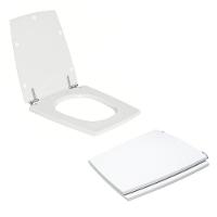 Assento Sanitário Tampa De Vaso Branco Mdf Laqueado Nuage Para Bacia Incepa - 2