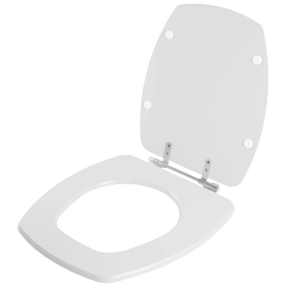 Tampa De Vaso Acrilico Thema Cinza Para Bacia Incepa 6lpf - 2