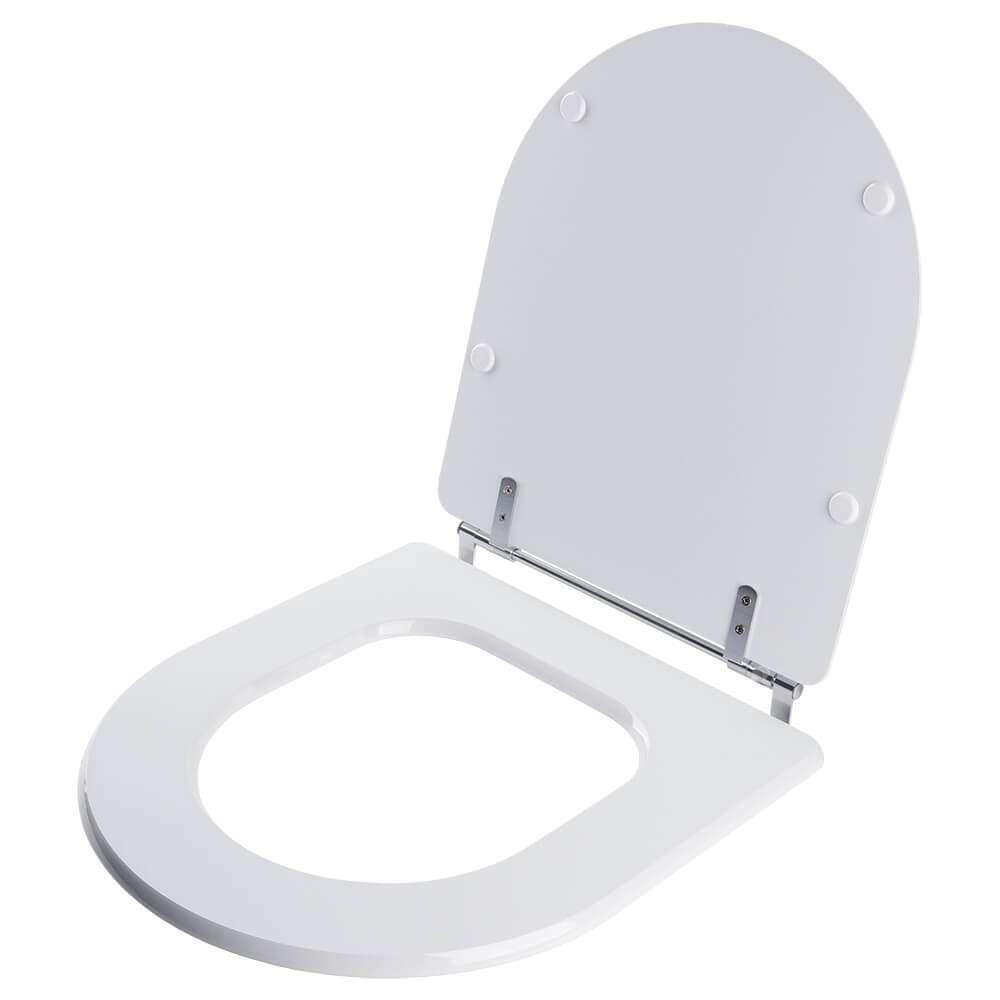 Assento Sanitário Poliéster Anti Bactéria Calypso Branco Para Vaso Incepa Laufen - 2