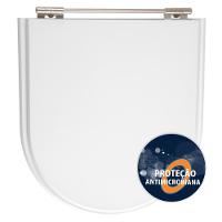 Assento Sanitário Poliéster Anti Bactéria Calypso Branco Para Vaso Incepa Laufen - 1