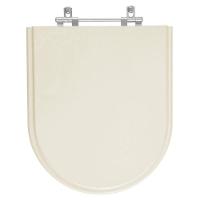 Assento Sanitário Poliester Carrara Creme Para Vaso Deca - 1