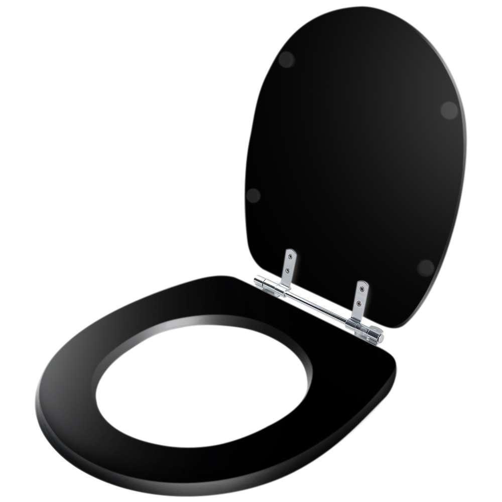 Assento Sanitário Poliéster Loren One Preto Para Vaso Lorenzetti 6lpf - 2