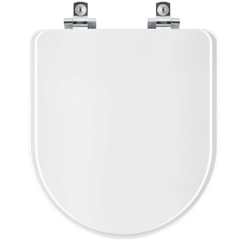 Assento Sanitário Com Fechamento Lento Coimbra Branco Para Vaso Luzarte - 1