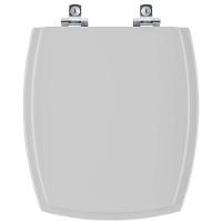 Assento Sanitário Soft Close Anturius Cinza Claro Para Vaso Luzarte - 1