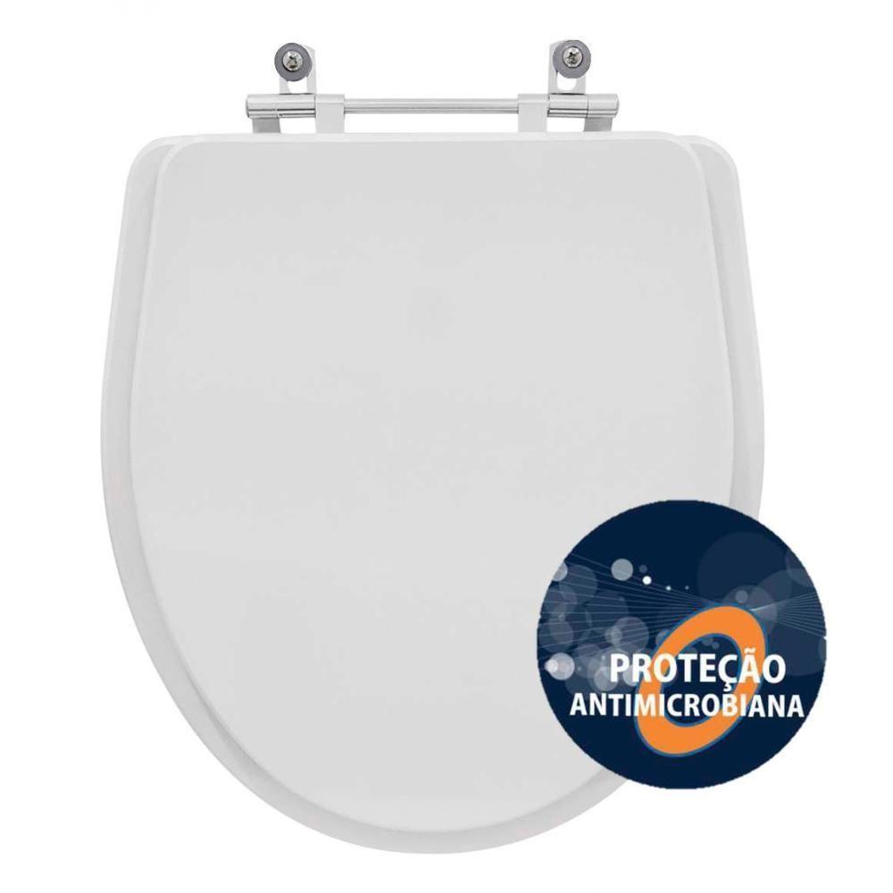 Assento Sanitario Poliester Antibacteriano Victoria Branco Para Vaso Roca - 1