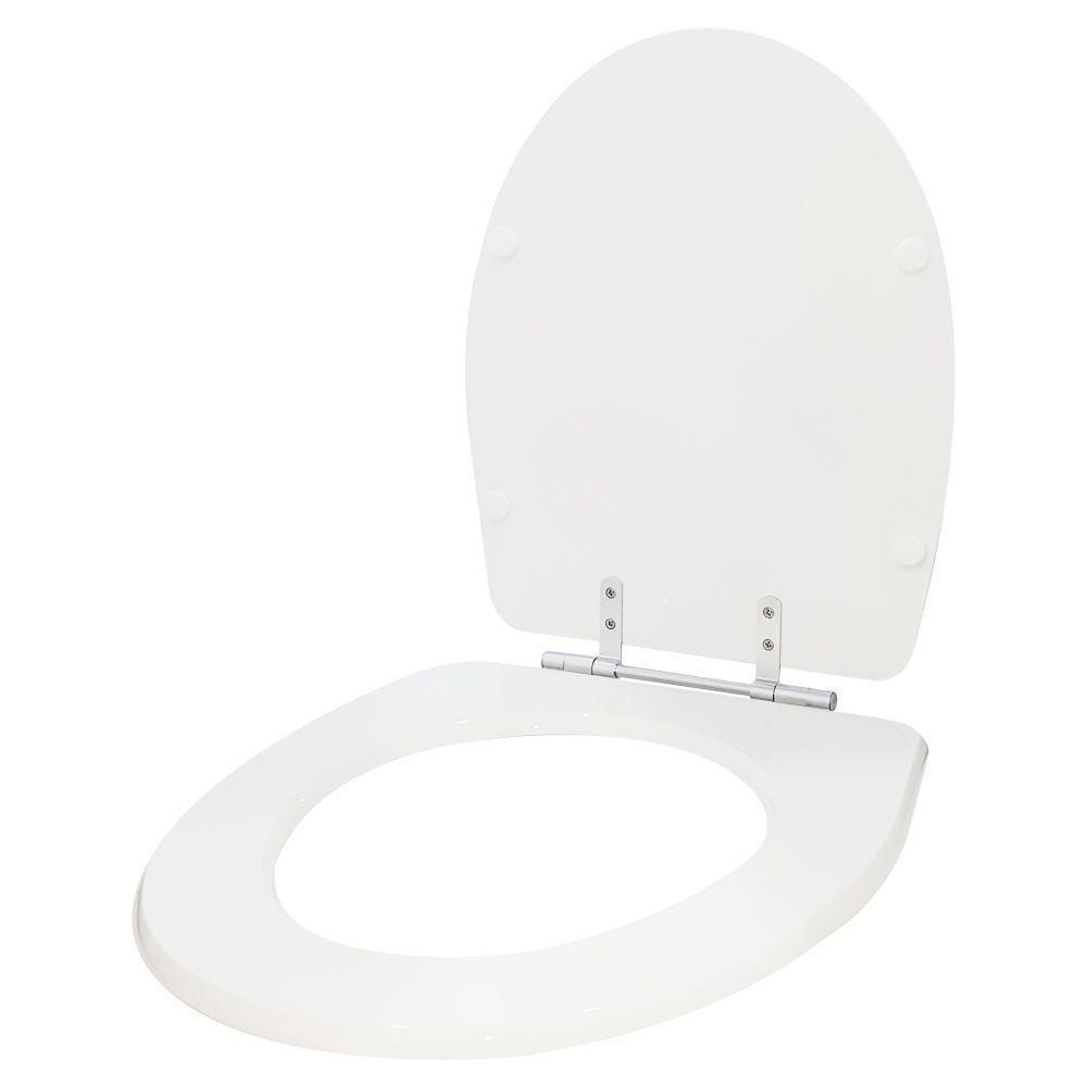 Assento Sanitario Poliester Antibacteriano Victoria Branco Para Vaso Roca - 2