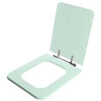 Assento Sanitário Square Verde água Para Vaso Incepa - 2