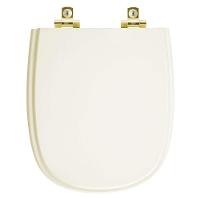 Assento Sanitário Soft Close Sabatini Palha Para Vaso Icasa Com Ferragem Dourada - 1