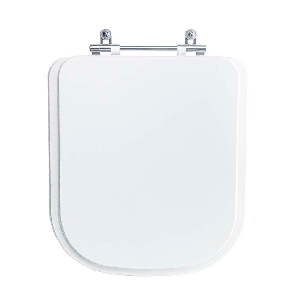 Assento Sanitário Tampa De Vaso Branco Mdf Laqueado Elite Para Bacia Celite - 1