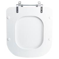 Assento Sanitário Tampa De Vaso Branco Mdf Laqueado Elite Para Bacia Celite - 5