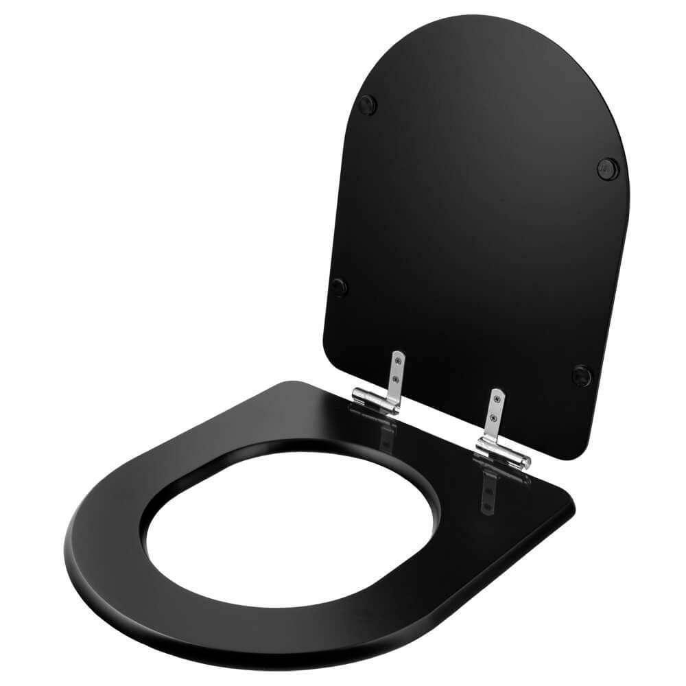 Assento Sanitário Com Amortecedor Oxford ébano (preto) Para Vaso Deca - 5
