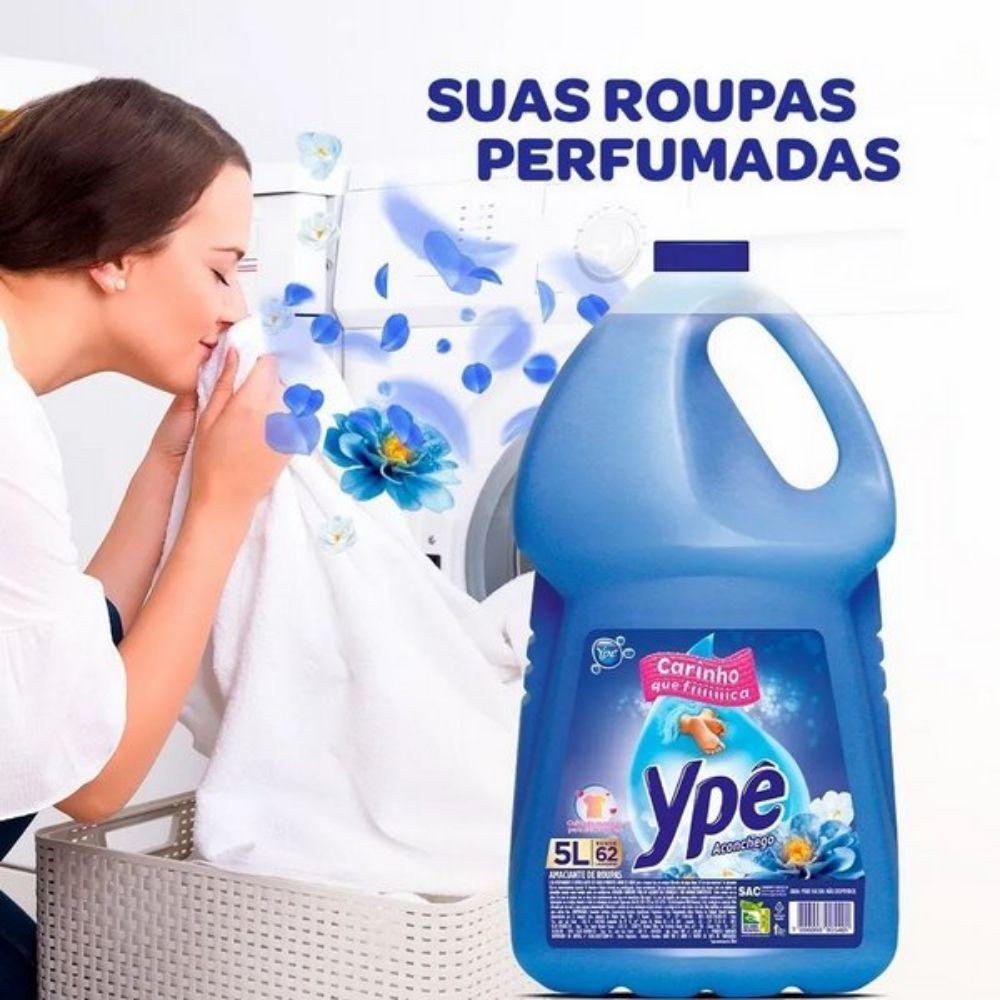 Kit 2 Amaciante De Roupas Tradicional Ypê Aconchego 5l - 4