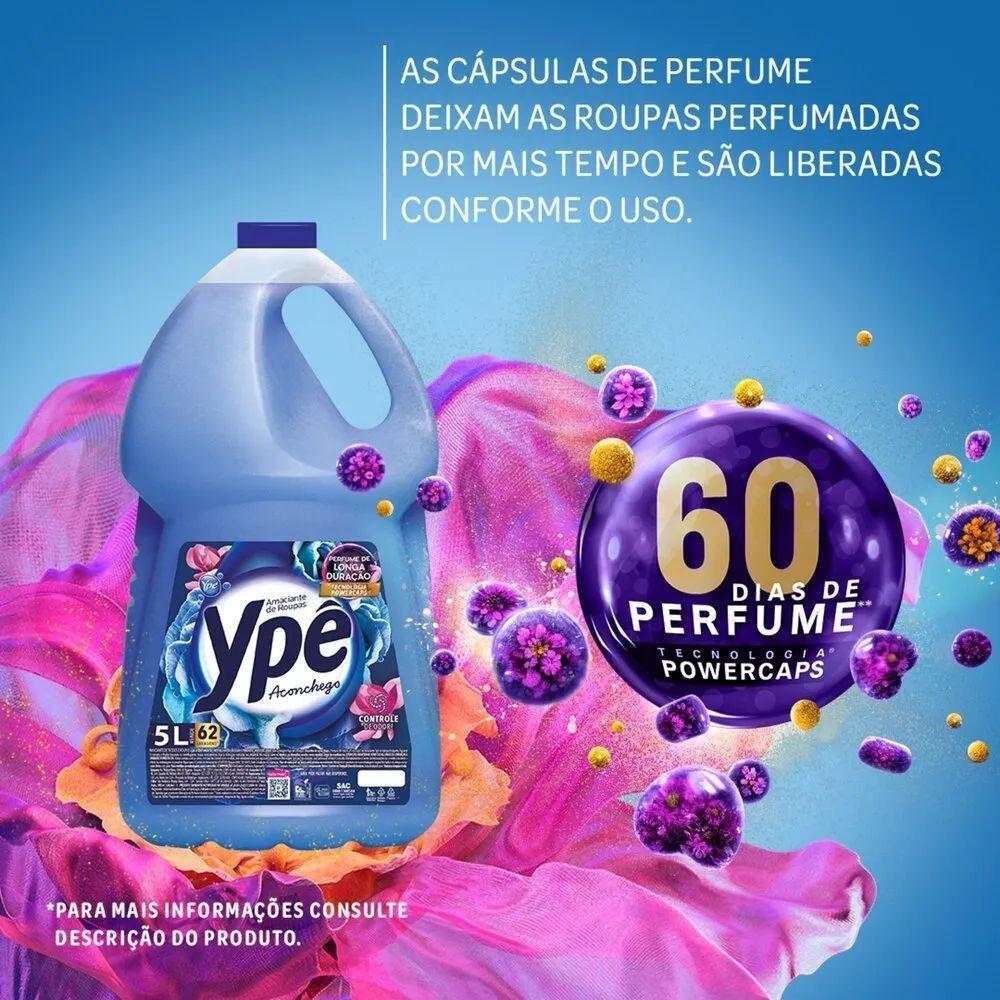 Kit 2 Amaciante De Roupas Tradicional Ypê Aconchego 5l - 3