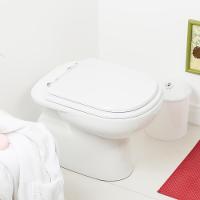 Assento Sanitário Poliéster Vogue Plus Branco Para Vaso Deca P5 - 6