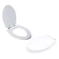 Assento Sanitário Tampa De Vaso Branco Mdf Laqueado Victoria Para Bacia Ideal Standard - 2