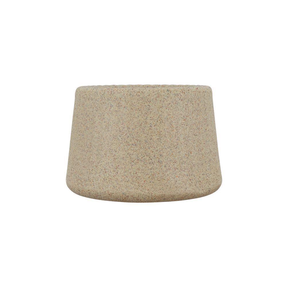 Vaso Tramontina Lótus Em Polietileno Granito Areia 8,5 Cm - 4