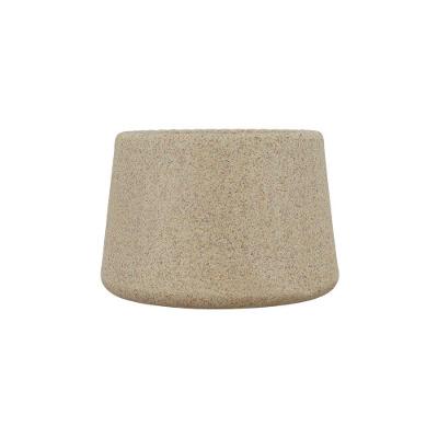 Vaso Tramontina Lótus Em Polietileno Granito Areia 8,5 Cm