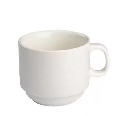 Kit 24 Xicaras De Cha Sem Pires Empilhavel 200ml Porcelart