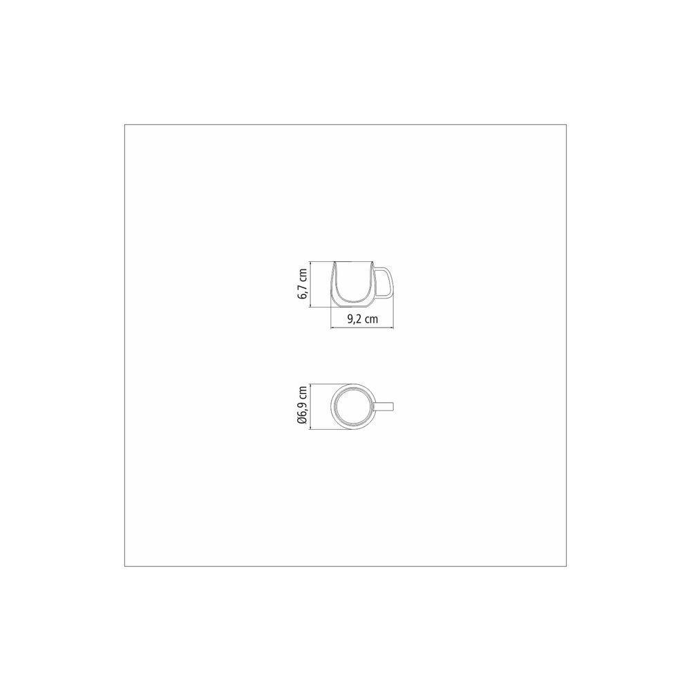 Conjunto De Xícaras Tramontina Para Café 2 Peças - 6