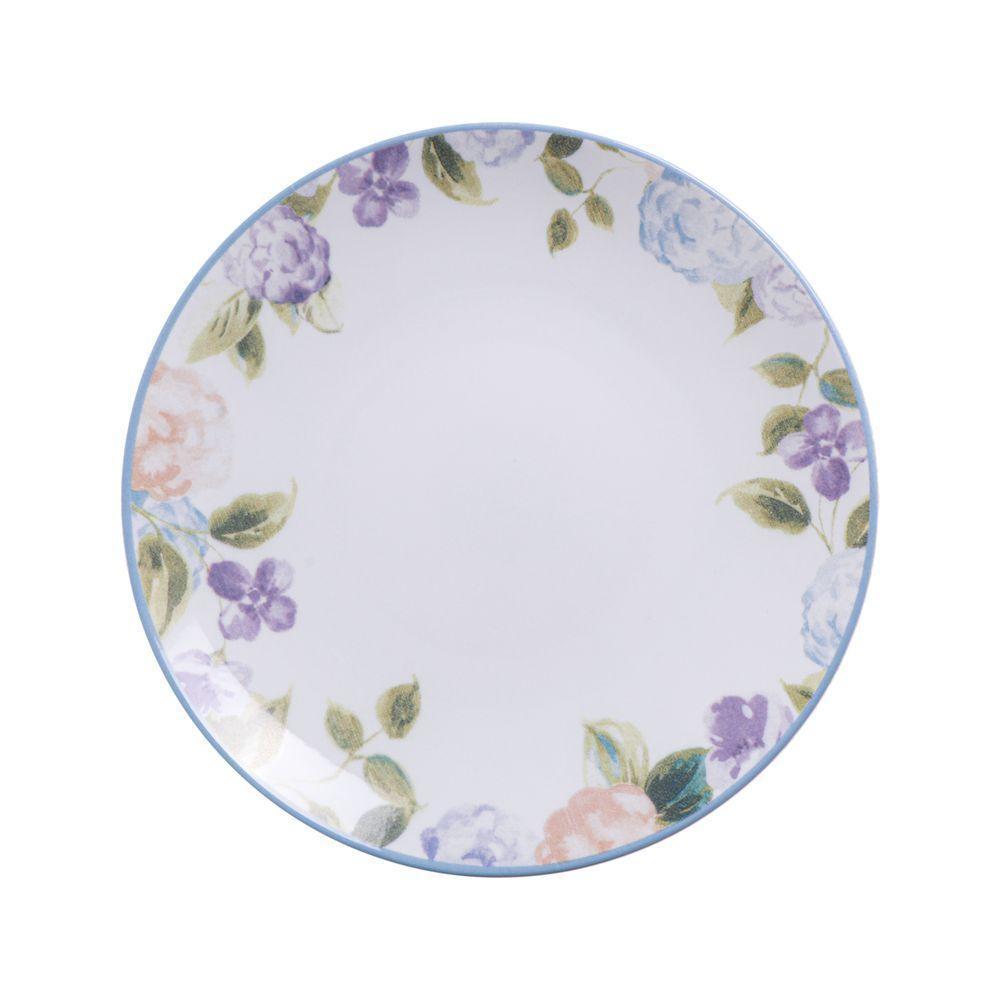 Prato Sobremesa Tramontina Aura Em Porcelana Decorada 19 Cm - 1
