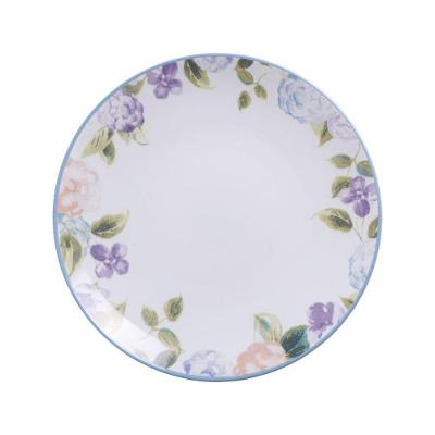 Prato Sobremesa Tramontina Aura Em Porcelana Decorada 19 Cm
