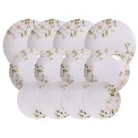 Jogo De Pratos Tramontina Magnólia Em Porcelana Decorada 12 Peças - 3