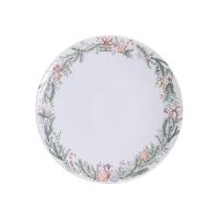 Prato Raso Tramontina Noite Feliz Em Porcelana Decorada 21 Cm