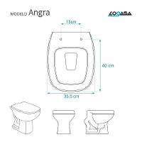 Assento Sanitário Angra Branco Para Vaso Logasa - 5