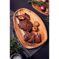 Bandeja Organica Churrasco Tramontina Em Madeira Teca Fsc Com Acabamento Em óleo Mineral 44x33 Cm - 5