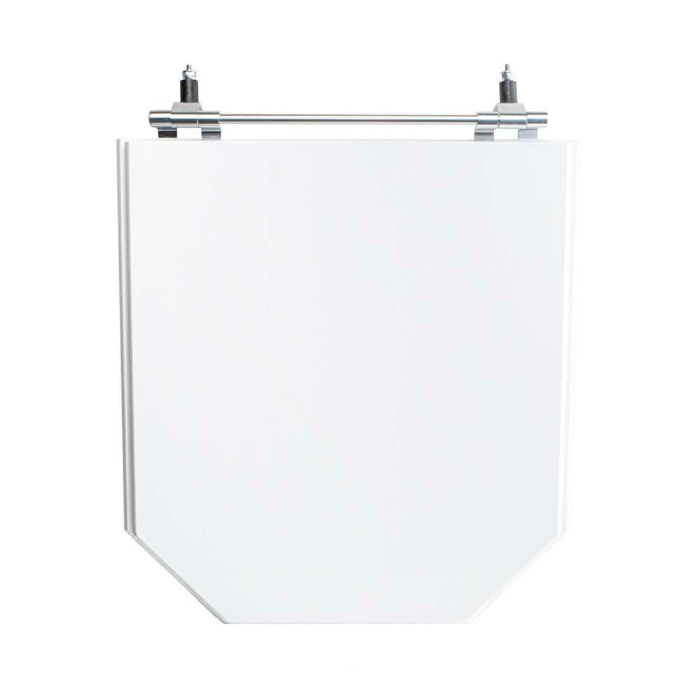 Assento Sanitário Tampa De Vaso Branco Resina Poliester Atrium Para Bacia Incepa - 1