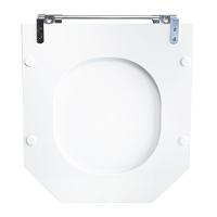 Assento Sanitário Tampa De Vaso Branco Resina Poliester Atrium Para Bacia Incepa - 5