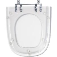 Assento Sanitário Poliester Monte Carlo Transparente - 1