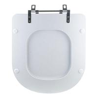 Assento Sanitário Tampa De Vaso Branco Mdf Laqueado Life Para Bacia Celite - 5