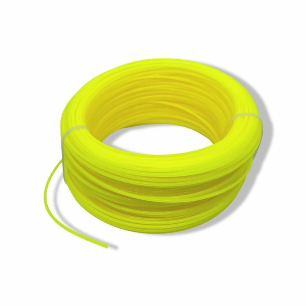 Fio De Nylon Para Roçadeiras 2.6mm Redondo 100 Metros - 2