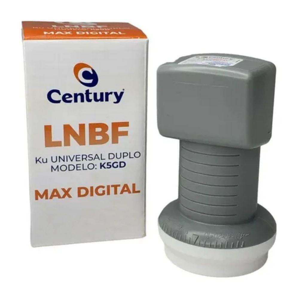 Lnbf Banda Ku Universal Duplo Max Digital Mod K5gd Century - 2